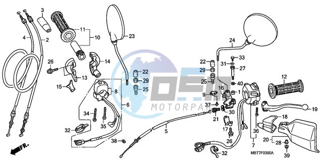 HANDLE LEVER/SWITCH/CABLE