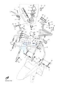 FJR1300AE FJR1300-AE FJR1300-AE (B96B B9A1) drawing FRONT MASTER CYLINDER