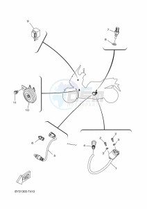 YP400RA XMAX 400 ABS (BL14) drawing FLASHER LIGHT