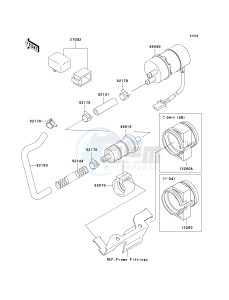 ZX 600E [ZX-6 NINJA ZZR 600] (E10-E13 E13 CAN ONLY) ZZR 600 drawing FUEL PUMP