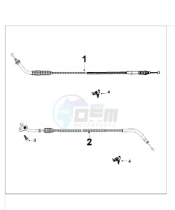 CITYSTAR 125 AC drawing CABLES