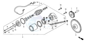 SH125 drawing STARTING MOTOR