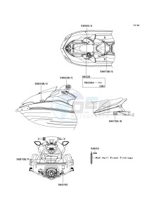 JT 1500 B [ULTRA 250X] (B7F-B8F) B7F drawing LABELS