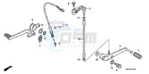 CB1000RA Europe Direct - (ED) drawing PEDAL