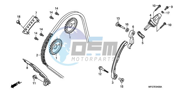 CAM CHAIN/TENSIONER