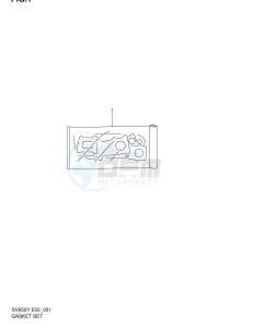 SV650 (E2) drawing GASKET SET