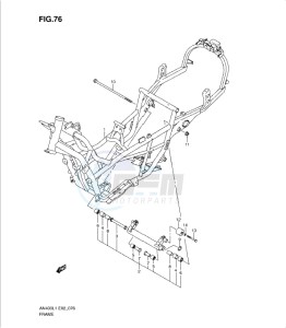 AN400Z drawing FRAME (AN400ZAL1 E51)