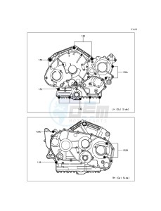 VULCAN 900 CUSTOM VN900CFFA GB XX (EU ME A(FRICA) drawing Crankcase Bolt Pattern