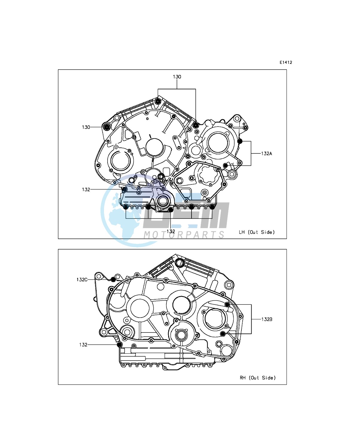 Crankcase Bolt Pattern