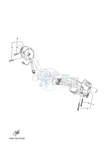 MWS150 MWS150-A TRICITY 155 (BB89) drawing HANDLE SWITCH & LEVER