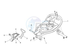 Scarabeo 50 2t drawing Undersaddle