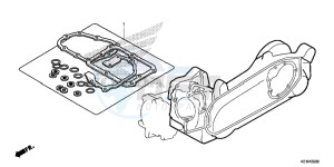 SH125AE SH125A UK - (E) drawing GASKET KIT B