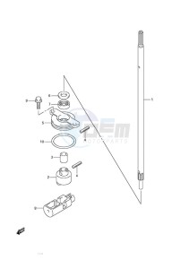 DF 250 drawing Clutch Rod (DF 250S)