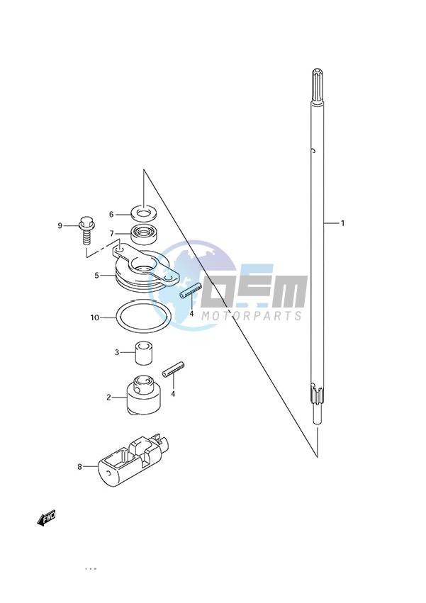 Clutch Rod (DF 250S)