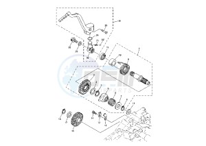 YZ F 250 drawing STARTER