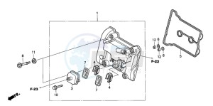 FJS600D SILVER WING drawing CYLINDER HEAD COVER