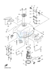 XJ6S 600 DIVERSION (S-TYPE) (36CA) drawing FUEL TANK