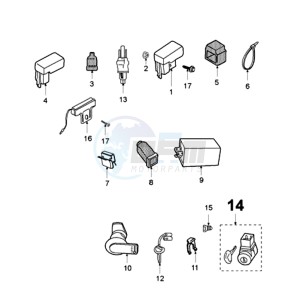 FOX PBAX BE drawing ELECTRIC PART