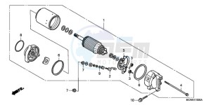 VFR8009 Europe Direct - (ED / MME) drawing STARTING MOTOR