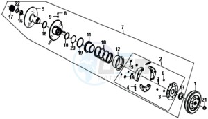 FIDDLE III 50 L6 drawing CLUTCH