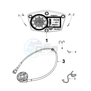 VIVA 3 L 125 4T drawing SPEEDO