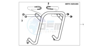 VT600CD2 drawing RADIATOR GUARD