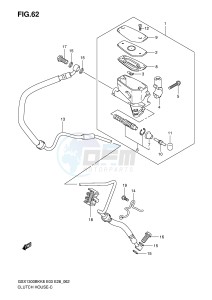 GSX1300BK (E3-E28) drawing CLUTCH HOSE