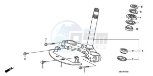 XL1000V9 E / MKH drawing STEERING STEM