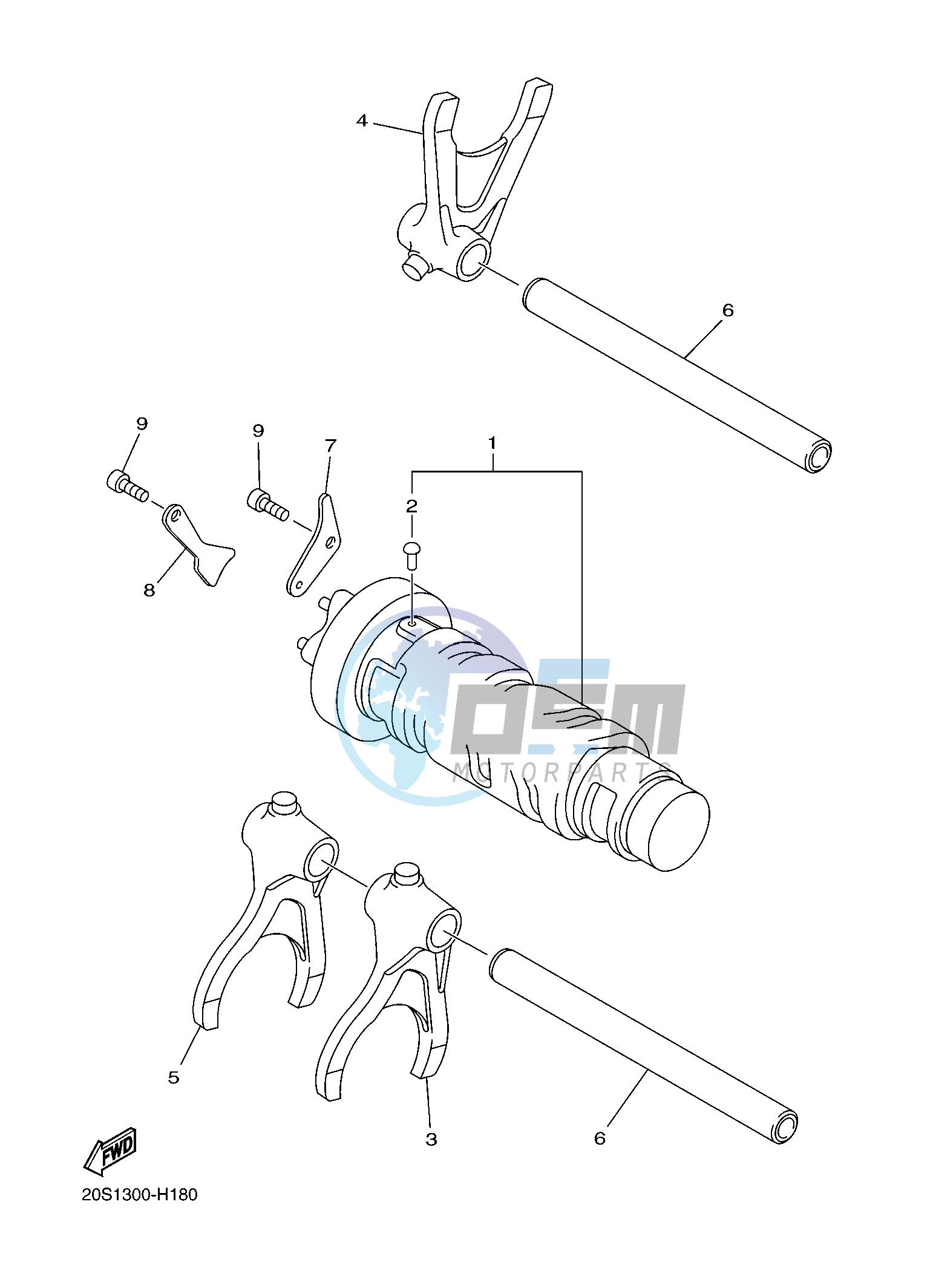 SHIFT CAM & FORK