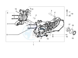 S 50 2T College drawing Crankcase