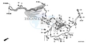 VFR1200XDC drawing BRAKE HOSE