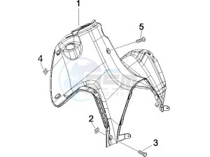 Runner 125 VX 4t SC drawing Front glove-box - Knee-guard panel