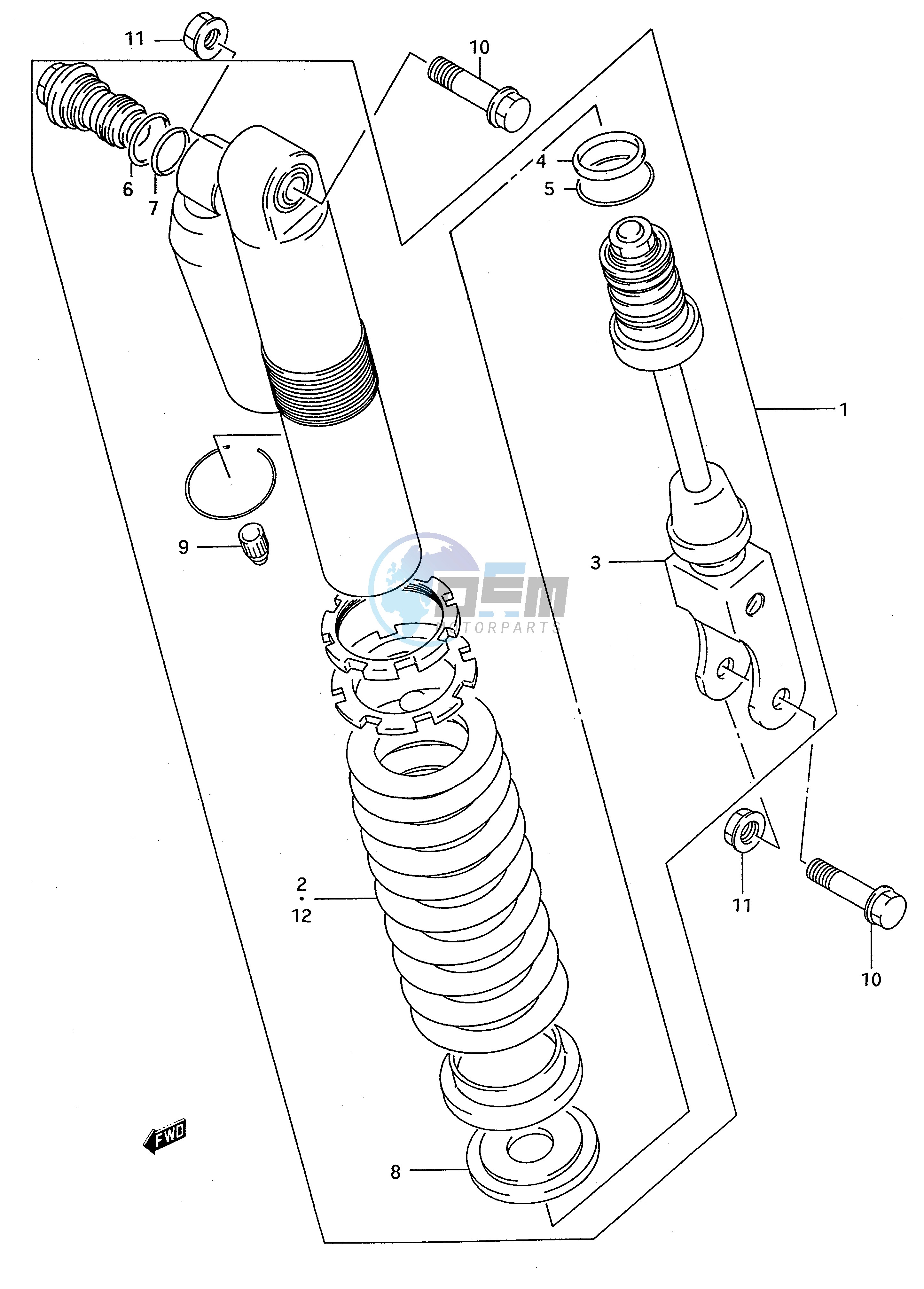 SHOCK ABSORBER (MODEL M N P R S)