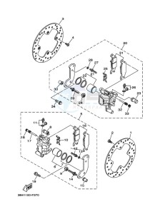 YFM700FWAD YFM70GPHK (B4FJ) drawing REAR BRAKE CALIPER