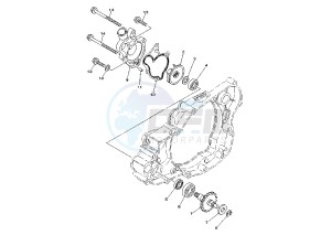 YZ LC 250 drawing WATER PUMP