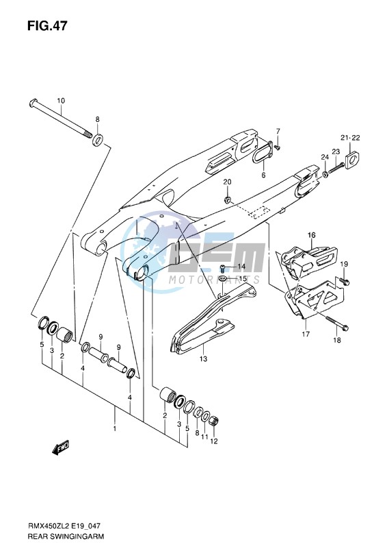 REAR SWINGINGARM