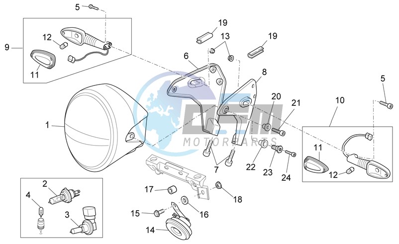 Headlight/Horn