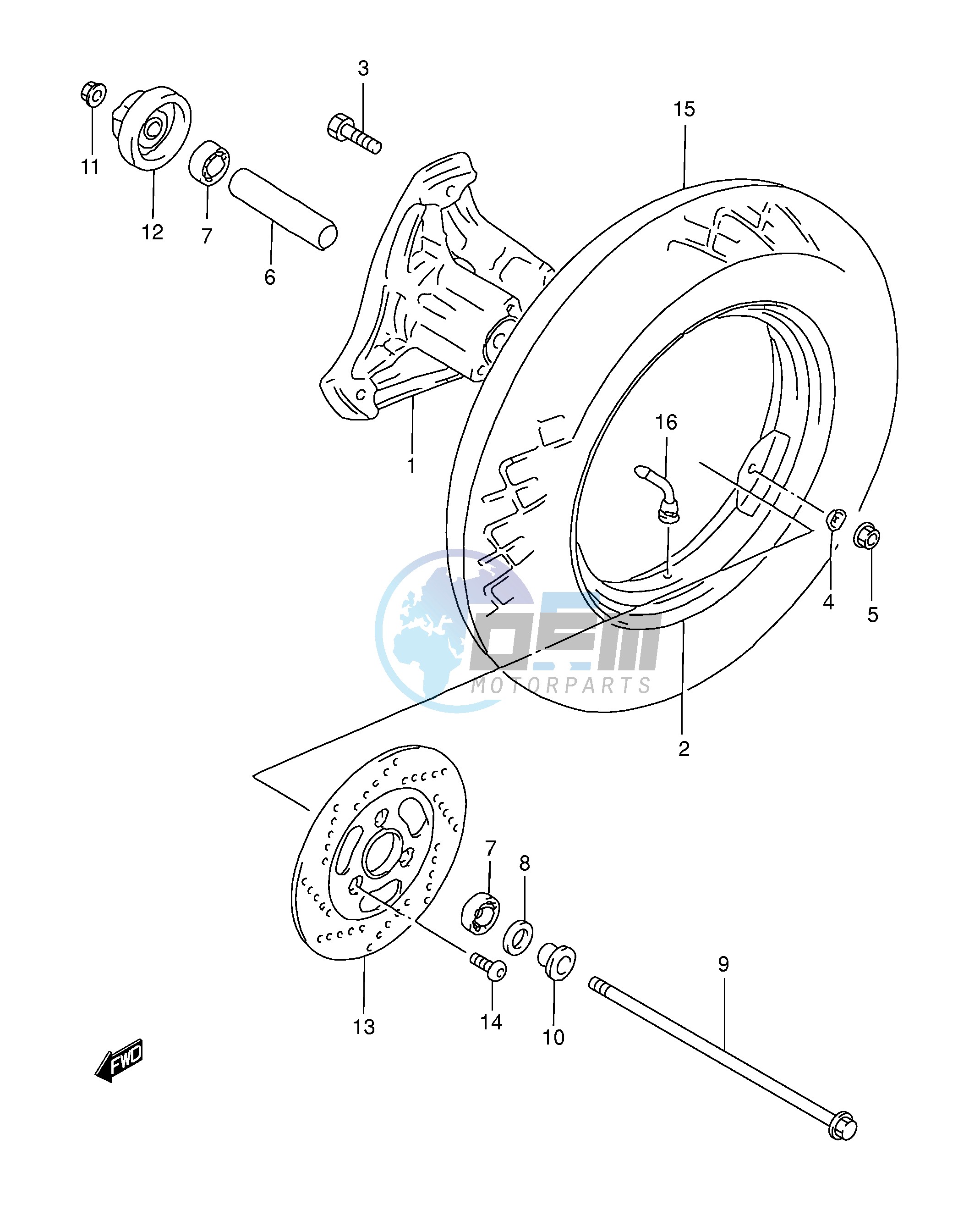 FRONT WHEEL