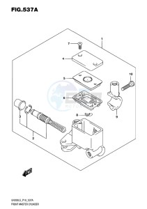 UH200 ABS BURGMAN EU drawing FRONT MASTER CYLINDER