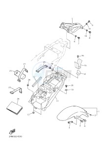 XJR1300C XJR 1300 (2PN4) drawing FENDER