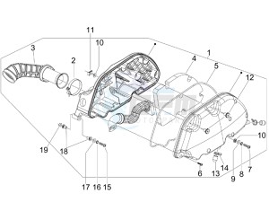 GTS 300 ie Super USA drawing Air filter