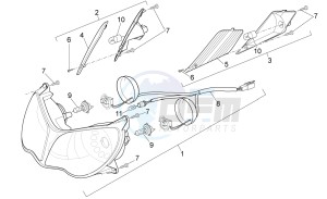 Sport City Street 300 4t 4v e3 drawing Headlight