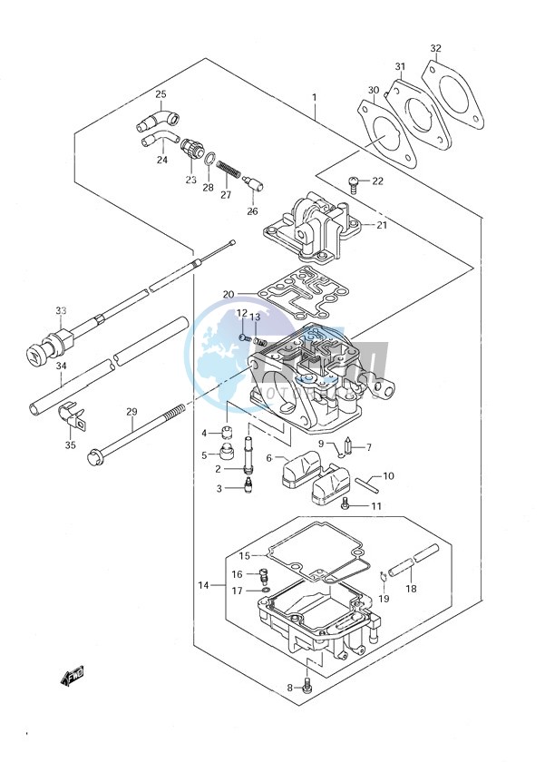 Carburetor - Non-Remote Control