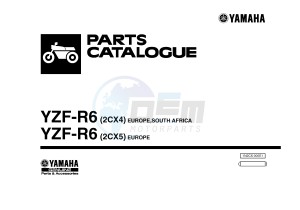 YZF-R6 600 R6 (2CX4 2CX5) drawing .1-Front-Page