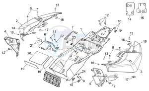 Shiver 750 PA (AA, JP, MAL, T) drawing Rear body I