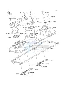 ZG 1400 A [CONCOURS 14 ABS] (8F-9F) A8F drawing CYLINDER HEAD COVER