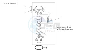 SR 50 H2O Di-Tech AND carb drawing Air compressor (Ditech)