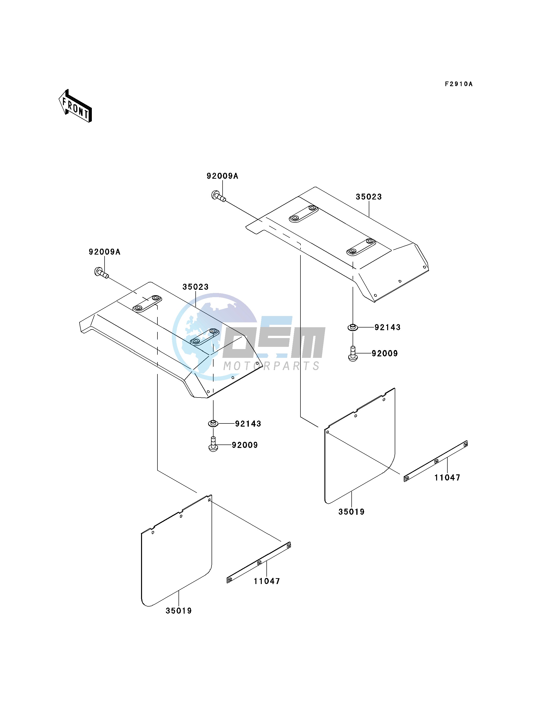 ACCESSORY-- REAR FENDER- -