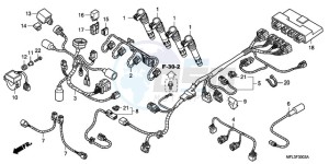 CBR1000RA9 U / ABS MME SPC drawing SUB HARNESS (CBR1000RA)