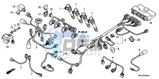 SUB HARNESS (CBR1000RA)